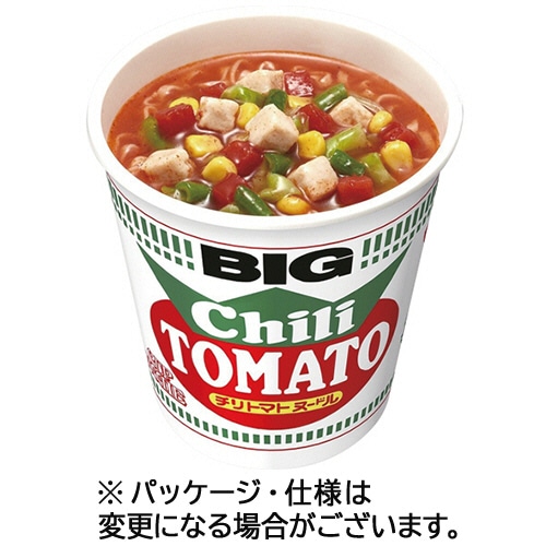 日清食品 カップヌードル チリトマトヌードル ビッグ 109g 1ケース(12食)