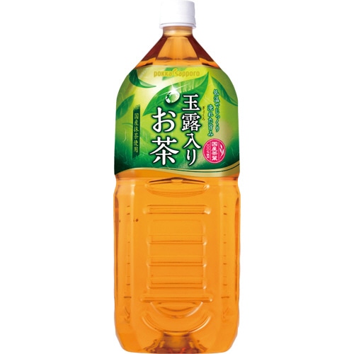 ポッカサッポロ 玉露入りお茶 2L ペットボトル 1ケース(6本)