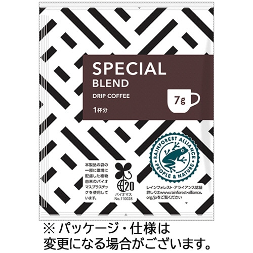 ユニカフェ　ドリップコーヒー　オリジナル　スペシャルブレンド　７ｇ　１セット（４００袋：１００袋×４箱）