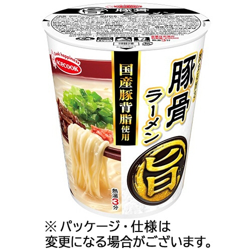 エースコック まる旨 豚骨ラーメン 58g 1ケース(12食)