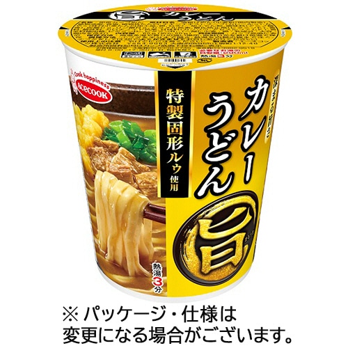 エースコック まる旨 カレーうどん 65g 1ケース(12食)