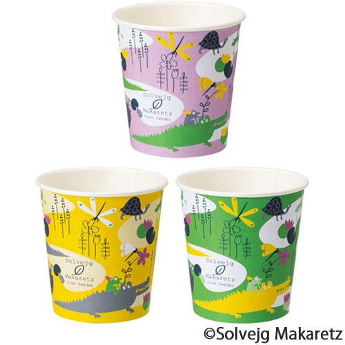 TANOSEE 紙コップ Puddle(パドル) ソコビロ 230ml(8オンス) 1セット(400個:80個×5パック)