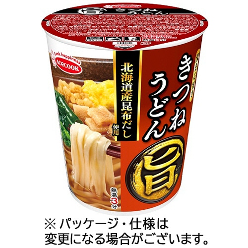 エースコック まる旨 きつねうどん 59g 1ケース(12食)