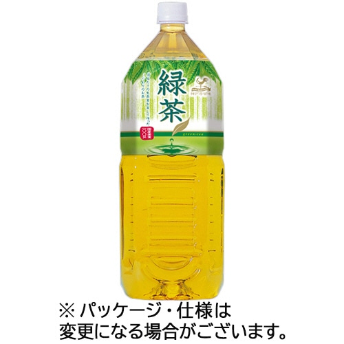 富永貿易 神戸居留地 緑茶 2L ペットボトル 1ケース(6本)