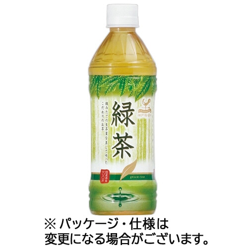 富永貿易 神戸居留地 緑茶 500mL ペットボトル 1ケース(24本)