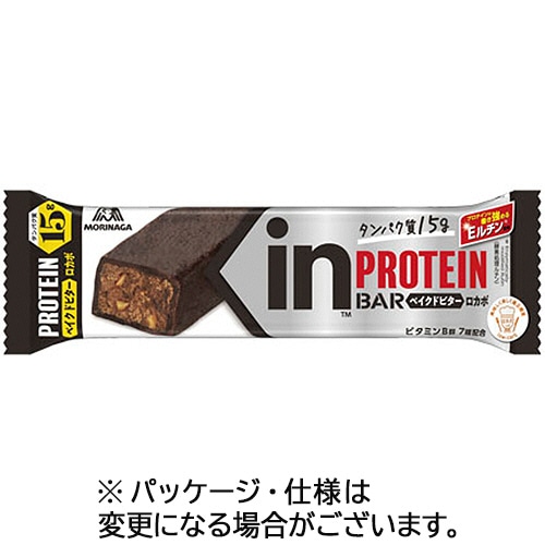 森永製菓 inバープロテイン ベイクドビター 1セット(12本)