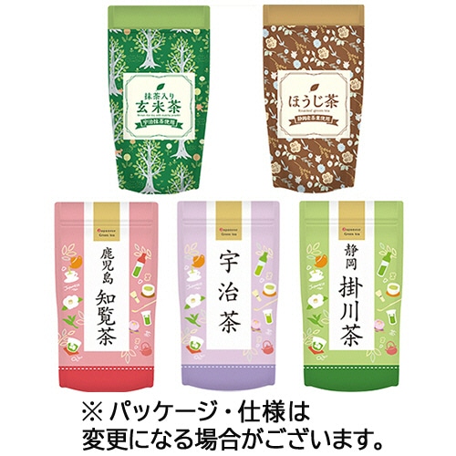 丸山製茶 リーフ5種アソートパック 100g/袋 1セット(15袋:5袋×3箱)