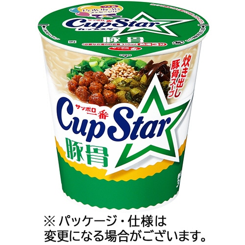 サンヨー食品 サッポロ一番 カップスター 豚骨 75g 1ケース(12食)