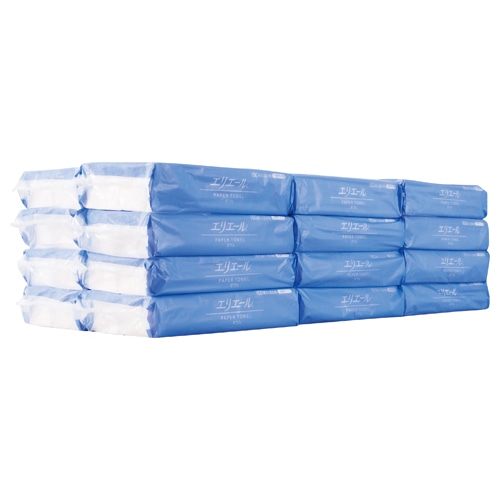 大王製紙 エリエール ペーパータオル ダブル 大判 150組/パック 1セット(25パック)