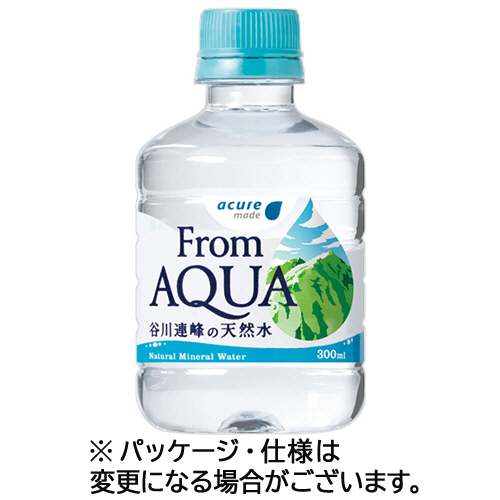 ＪＲ東日本クロスステーション　フロムアクア　谷川連峰の天然水　３００ｍＬ　ペットボトル　１セット（９６本：２４本×４ケース）