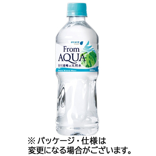JR東日本クロスステーション フロムアクア 谷川連峰の天然水 550mL ペットボトル 1ケース(24本)