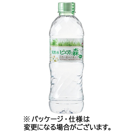ビクトリー　天然水ピュアの森　シュリンクキャップ付　５００ｍＬ　ペットボトル　１セット（４８本：２４本×２ケース）