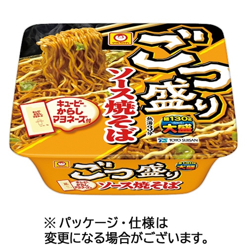 東洋水産　マルちゃん　ごつ盛り　ソース焼そば　１７１ｇ　１セット（２４食：１２食×２ケース）