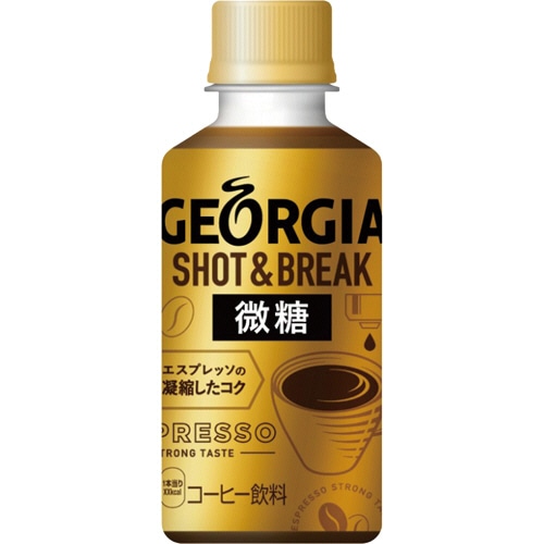 コカ・コーラ ジョージア ショット&ブレイク 微糖 195ml ペットボトル 1ケース(30本)
