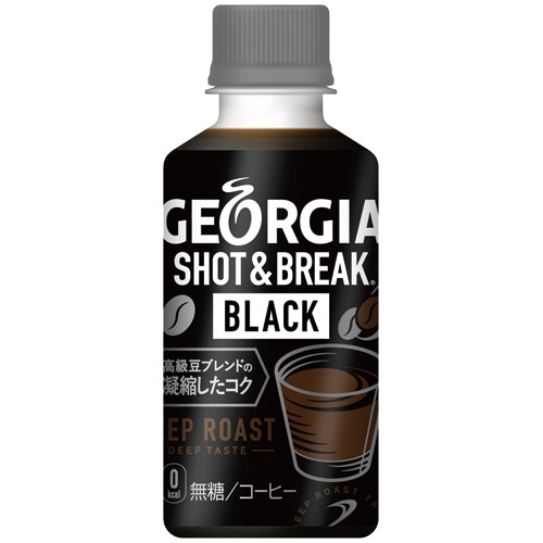 コカ・コーラ ジョージア ショット&ブレイク ブラック 195ml ペットボトル 1ケース(30本)