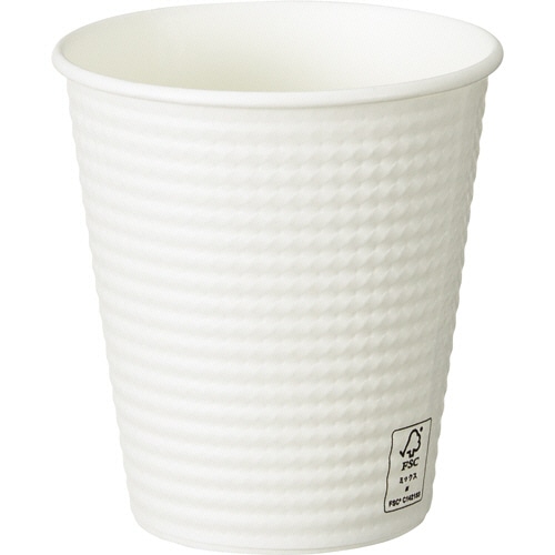 サンナップ エンボスカップ ホワイト 210mL(7オンス) 1セット(1500個:50個×30パック)