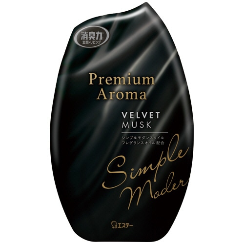 エステー お部屋の消臭力 Premium Aroma ベルベットムスク 400mL 1セット(3個)
