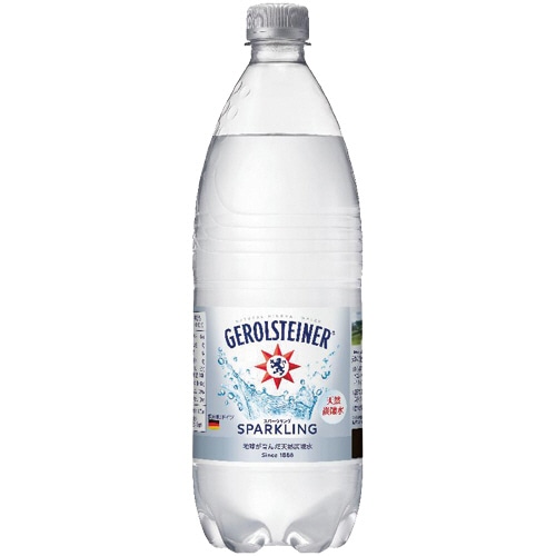 ポッカサッポロ ゲロルシュタイナー 1L ペットボトル 1セット(12本)