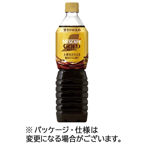 ネスレ ネスカフェ ゴールドブレンド 上質なひとときボトルコーヒー 甘さひかえめ 720mL ペットボトル 1ケース(12本)