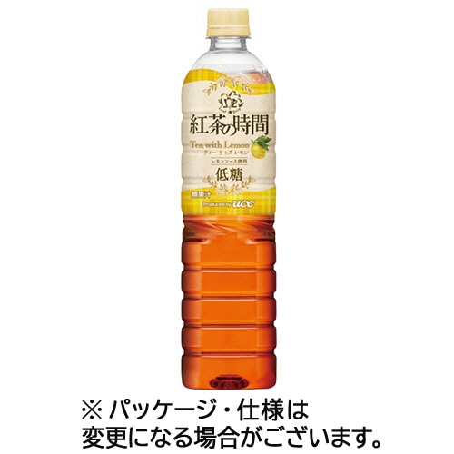 UCC 紅茶の時間 ティーウィズ レモン 低糖 900ml ペットボトル 1ケース(12本)