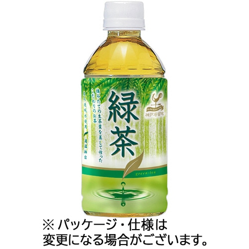 富永貿易 神戸居留地 緑茶 350mL ペットボトル 1ケース(24本)
