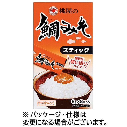 桃屋 鯛みそ スティック 8g 1セット(48本:8本×6箱)