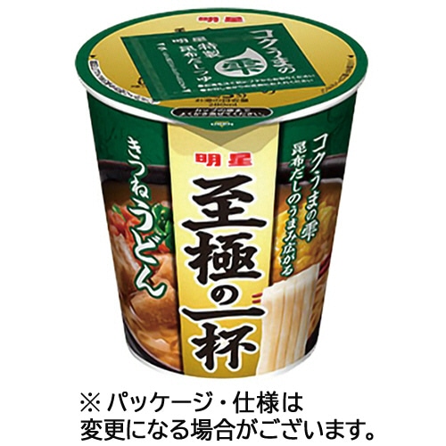 明星食品 至極の一杯 きつねうどん 66g 1ケース(12食)