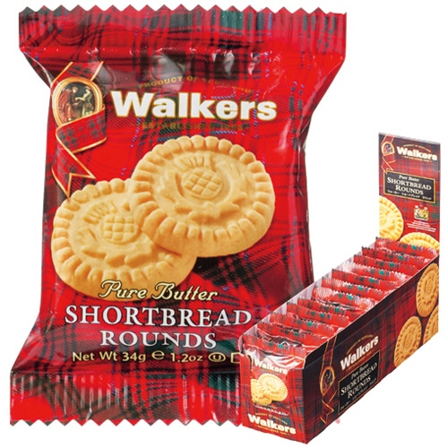 ウォーカー ショートブレッド ラウンド 1セット(24枚:2枚×12パック)