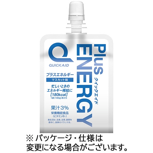 富永貿易 クイックエイド プラスエネルギー 180g 1ケース(30パック)