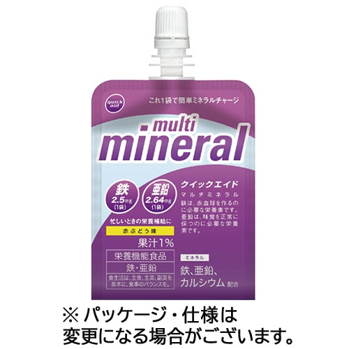 富永貿易 クイックエイド マルチミネラル 180g 1ケース(30パック)