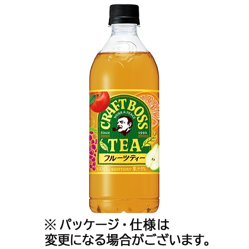 サントリー クラフトボス フルーツティー 600mL ペットボトル 1ケース(24本)