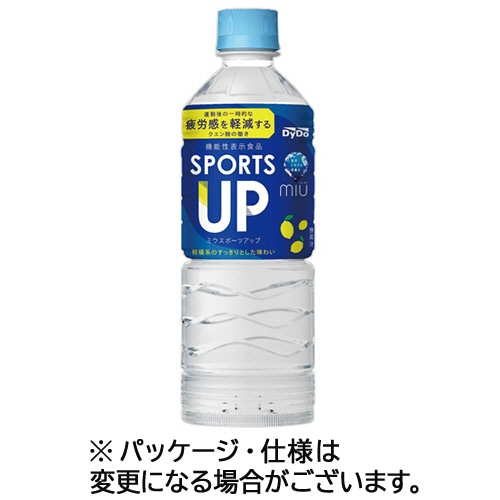 ダイドードリンコ ミウ スポーツアップ 550ml ペットボトル 1ケース(24本)