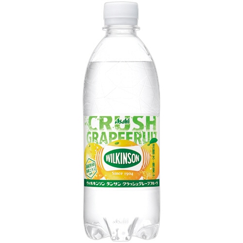 アサヒ飲料 ウィルキンソン タンサン クラッシュグレープフルーツ 500ml ペットボトル 1セット(48本:24本×2ケース)