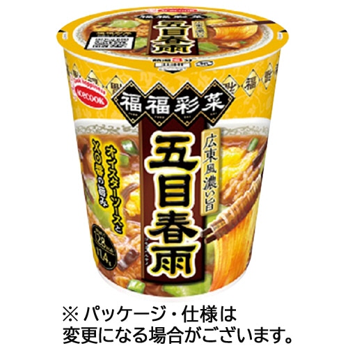 エースコック　福福彩菜　広東風濃い旨五目春雨　４０ｇ　１ケース（１２食）