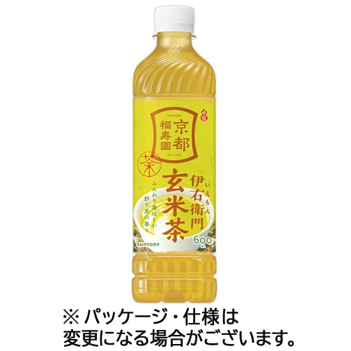 サントリー　伊右衛門　玄米茶　６００ｍＬ　ペットボトル　１ケース（２４本）