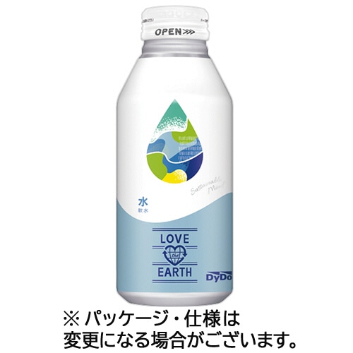 ダイドードリンコ　ラブジアース　水　４００ｇ　ボトル缶　１ケース（２４本）