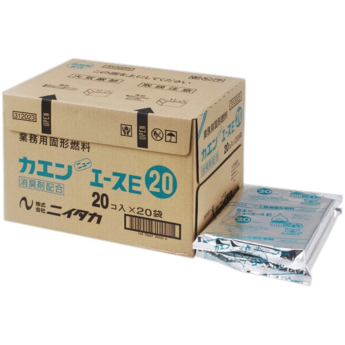 ニイタカ 固形燃料 カエンニューエースE20 20g 1セット(400個:20個×20パック)