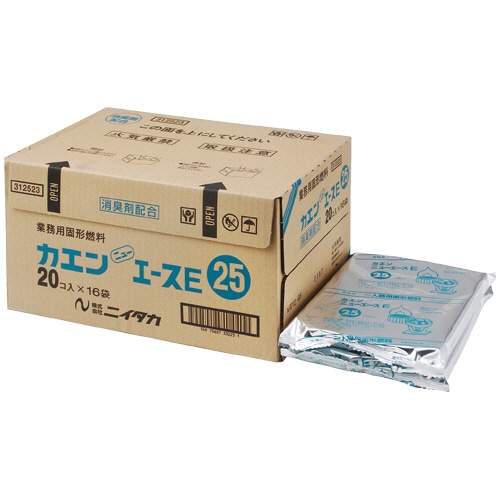 ニイタカ 固形燃料 カエンニューエースE25 25g 1セット(320個:20個×16パック)