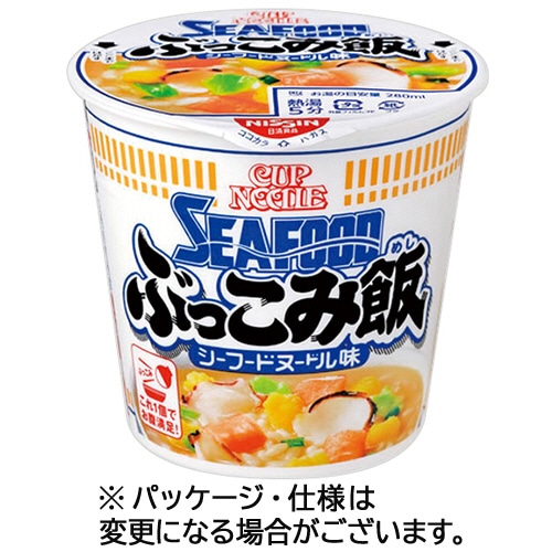 日清食品　カップヌードル　シーフードヌードル　ぶっこみ飯　９４ｇ　１ケース（６食）