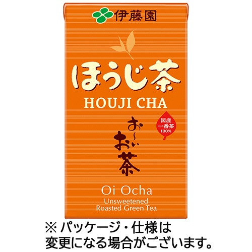伊藤園 おーいお茶 ほうじ茶 125mL 紙パック 1ケース(18本)