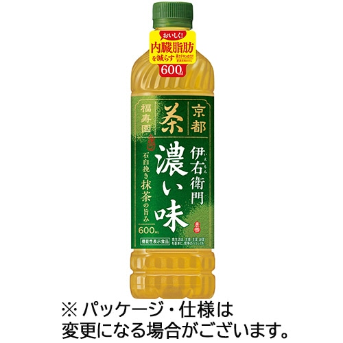 サントリー 緑茶 伊右衛門 濃い味 600mL ペットボトル 1ケース(24本)