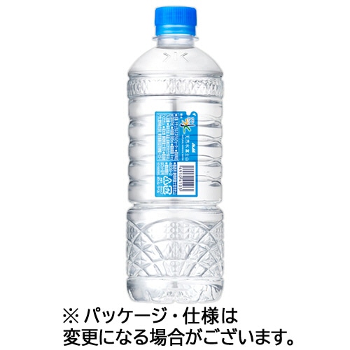 アサヒ飲料 おいしい水 天然水 シンプルecoラベル 585mL ペットボトル 1ケース(24本)