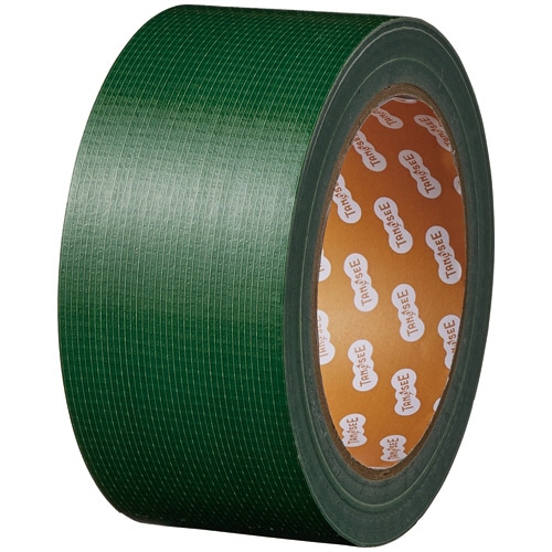 ＴＡＮＯＳＥＥ　布テープ（カラー）　５０ｍｍ×２５ｍ　厚み約０．１７ｍｍ　緑　１セット（３０巻）