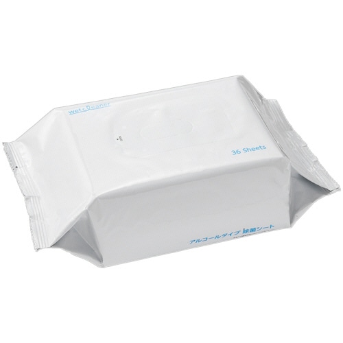 ＴＡＮＯＳＥＥ　再生材入り除菌おそうじシート　アルコールタイプ　１セット（６４８枚：３６枚×１８パック）