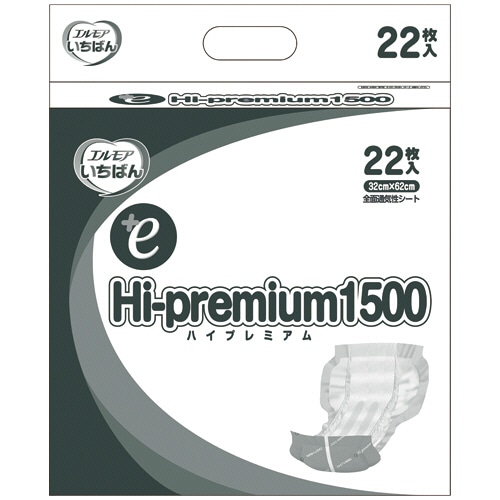 カミ商事 エルモアいちばん +e Hi-premium1500 1セット(88枚:22枚×4パック)