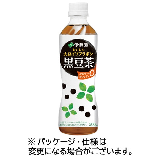 伊藤園 おいしく大豆イソフラボン 黒豆茶 500mL ペットボトル 1ケース(24本)