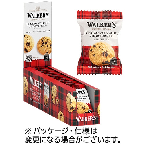 ウォーカー ショートブレッド チョコチップ 1セット(24枚:2枚×12パック)