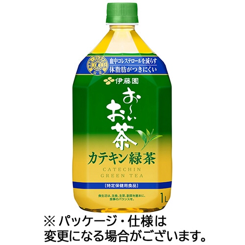伊藤園　おーいお茶　カテキン緑茶　１Ｌ　ペットボトル　１ケース（１２本）