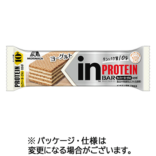 森永製菓　ｉｎバープロテイン　ウェファーヨーグルト　１セット（１２本）