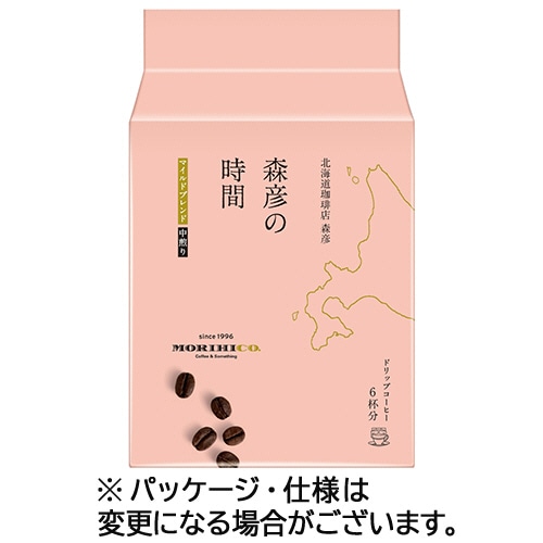 味の素ＡＧＦ　森彦の時間　ドリップコーヒー　マイルドブレンド　１セット（１８袋：６袋×３パック）